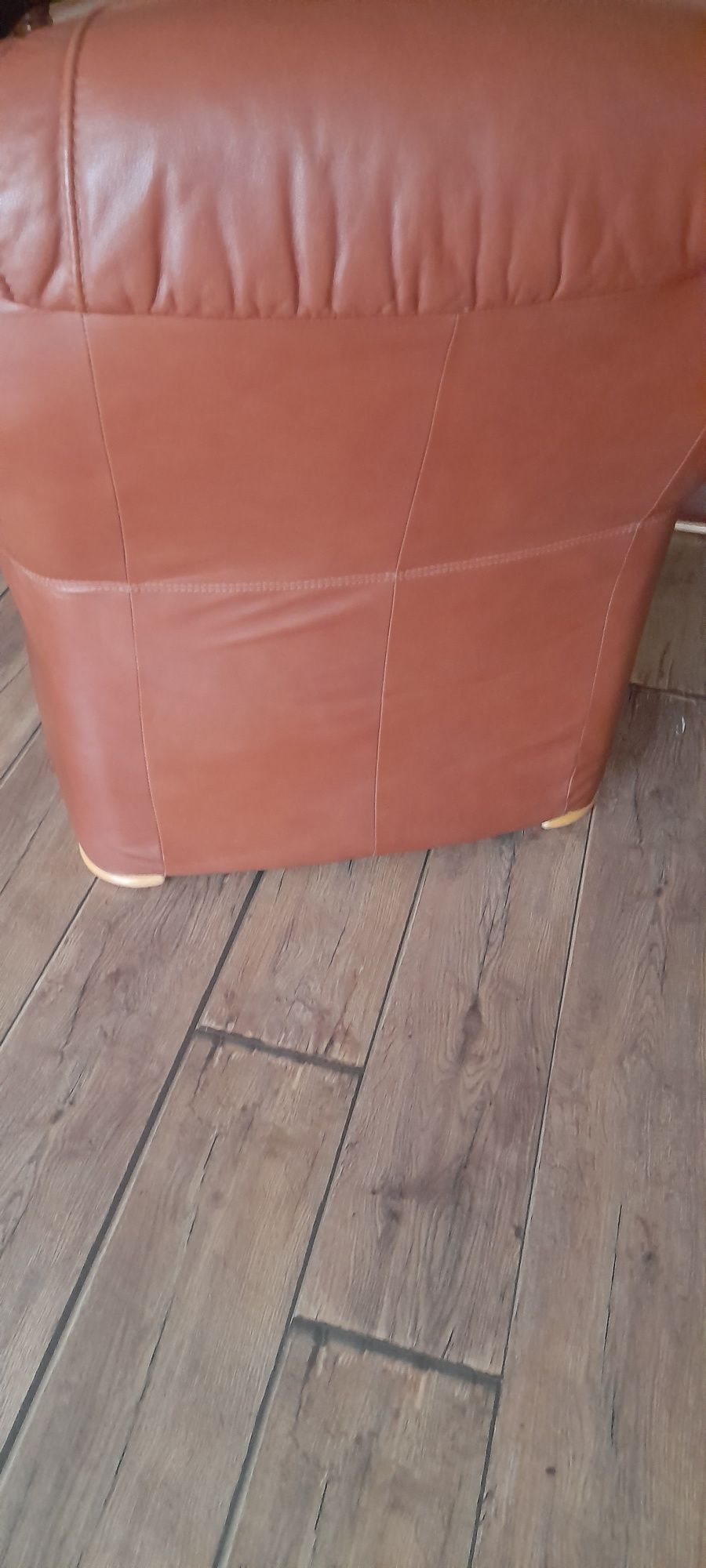 Elegancki wygodny skóra naturalna 3+1+1 wypoczynkowy sofa i fotele