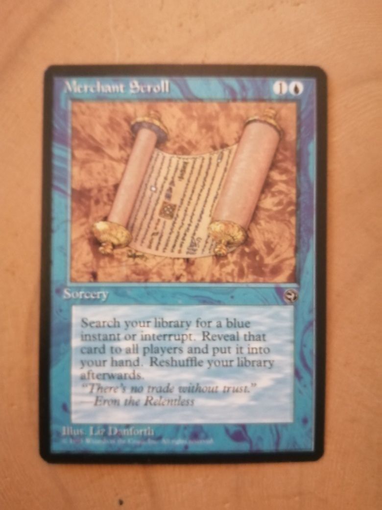 Merchant Scroll (Homelands) - Magic the Gathering