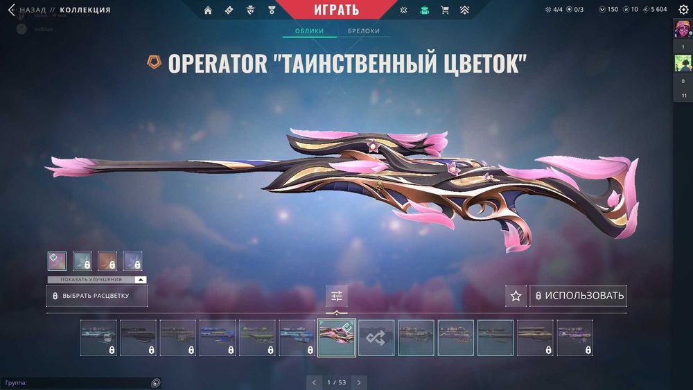 Valorant | Скины + высокий уровень