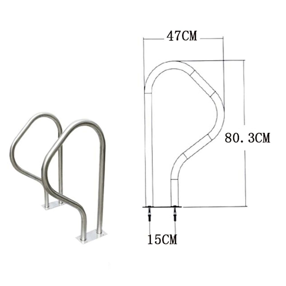 Drabinka basen Barierki pochwyty basenowe stał nierdzewna nowe