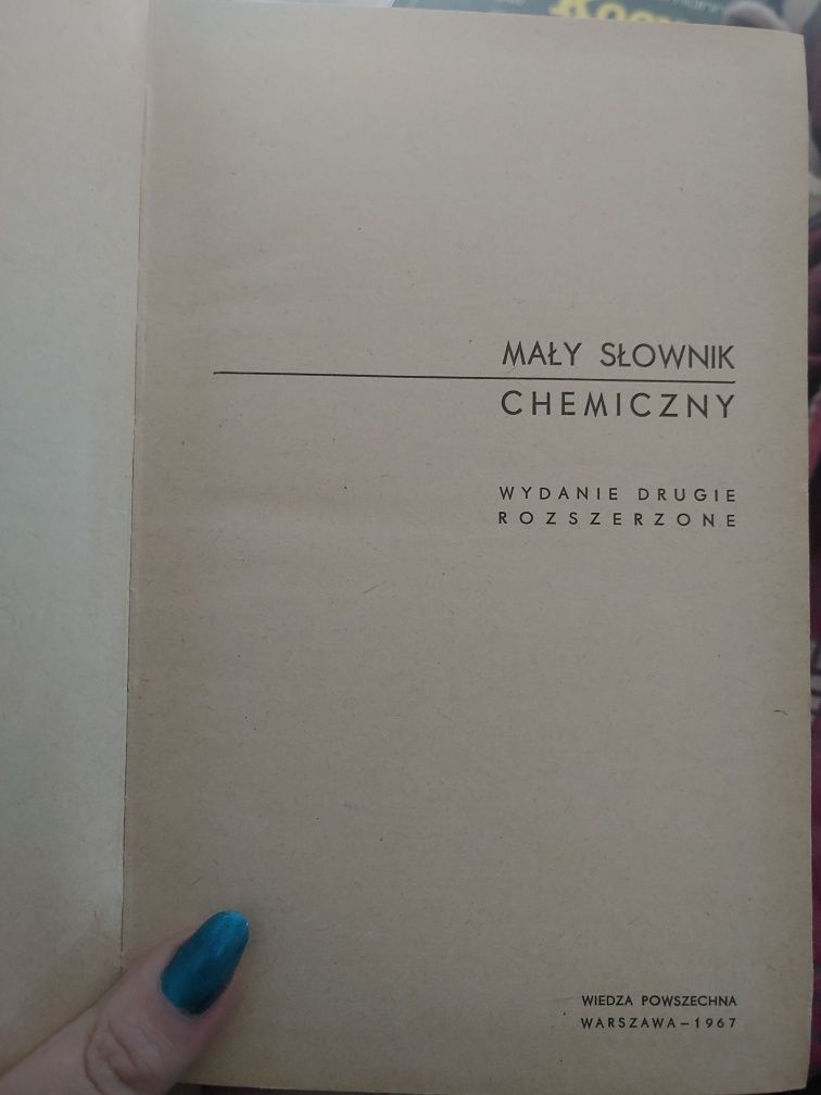 Mały słownik chemiczny