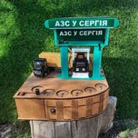 Заправочна станція на 6 чарок. Подарунок автолюбителю