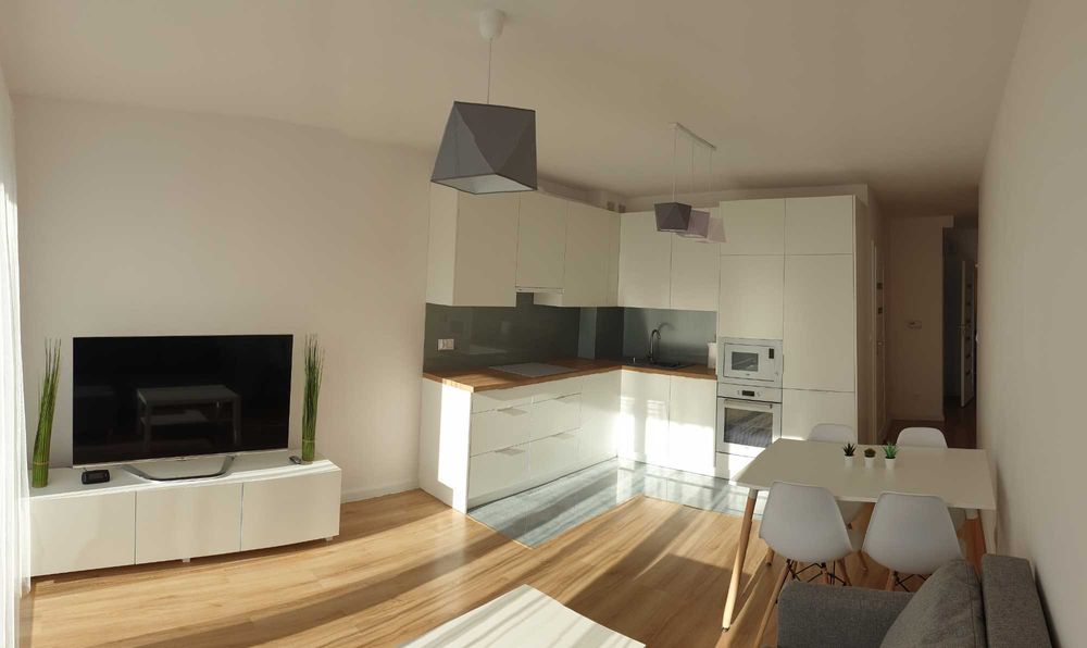 Trzypokojowe bezczynszowe mieszkanie 63 m2 z ogródkiem Kiepury-Zalesie