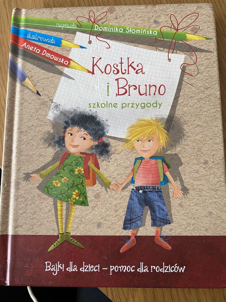 Ksiazka dla dzieci. D. Słomińska Kostka i Bruno