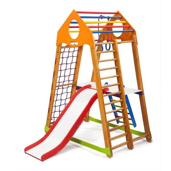 Дитячий спортивний комплекс BambinoWood Plus 2 горіх SportBaby