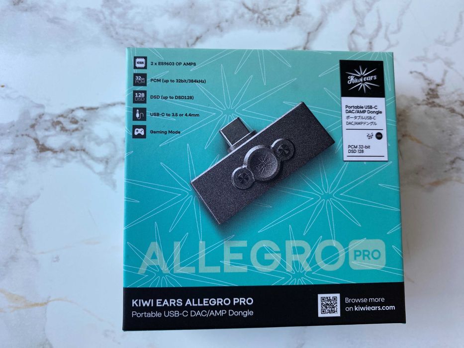 Мобільний ЦАП із ігровим режимом Kiwi Ears Allegro Pro