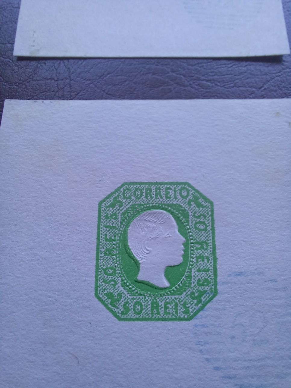 Reproduções selos 1855 D.Pedro V IV Exposição Filatélica