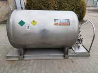 SPRZEDAM ZBIORNIK 990L do gazów: N, AR, O, CO2, N20
