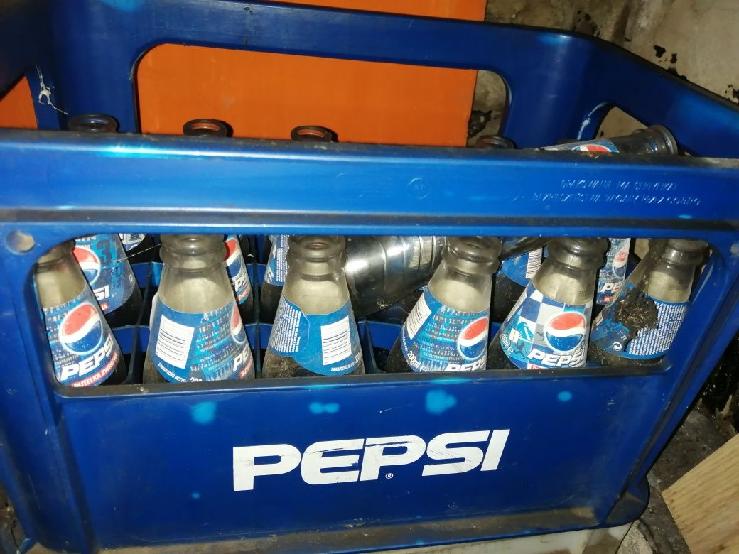 Butelki po Pepsi oryginał PRL