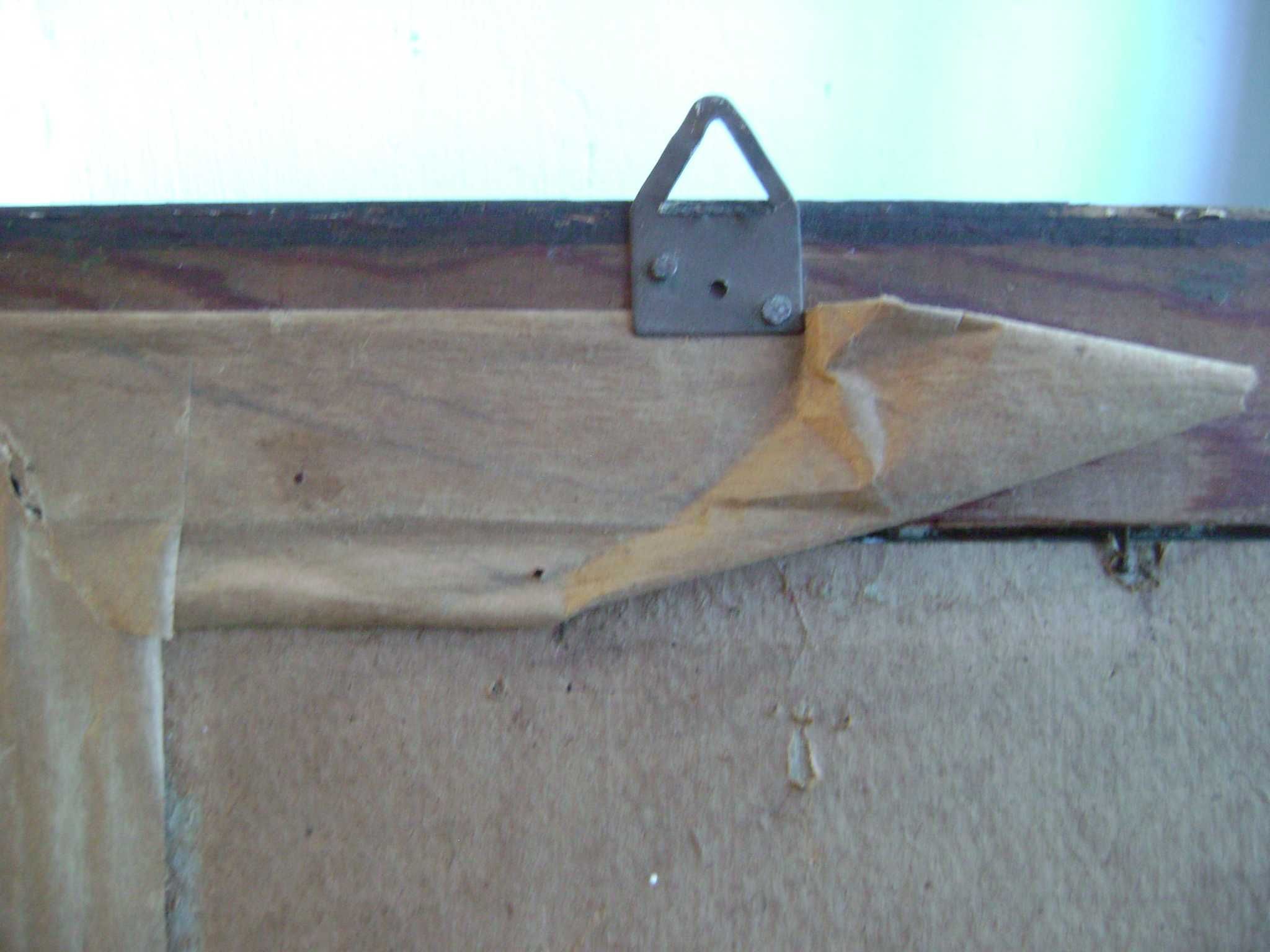 Starocie z PRL Myślistwo Oleodruk przedwojenny? 79cm x40 cm do rozpozn