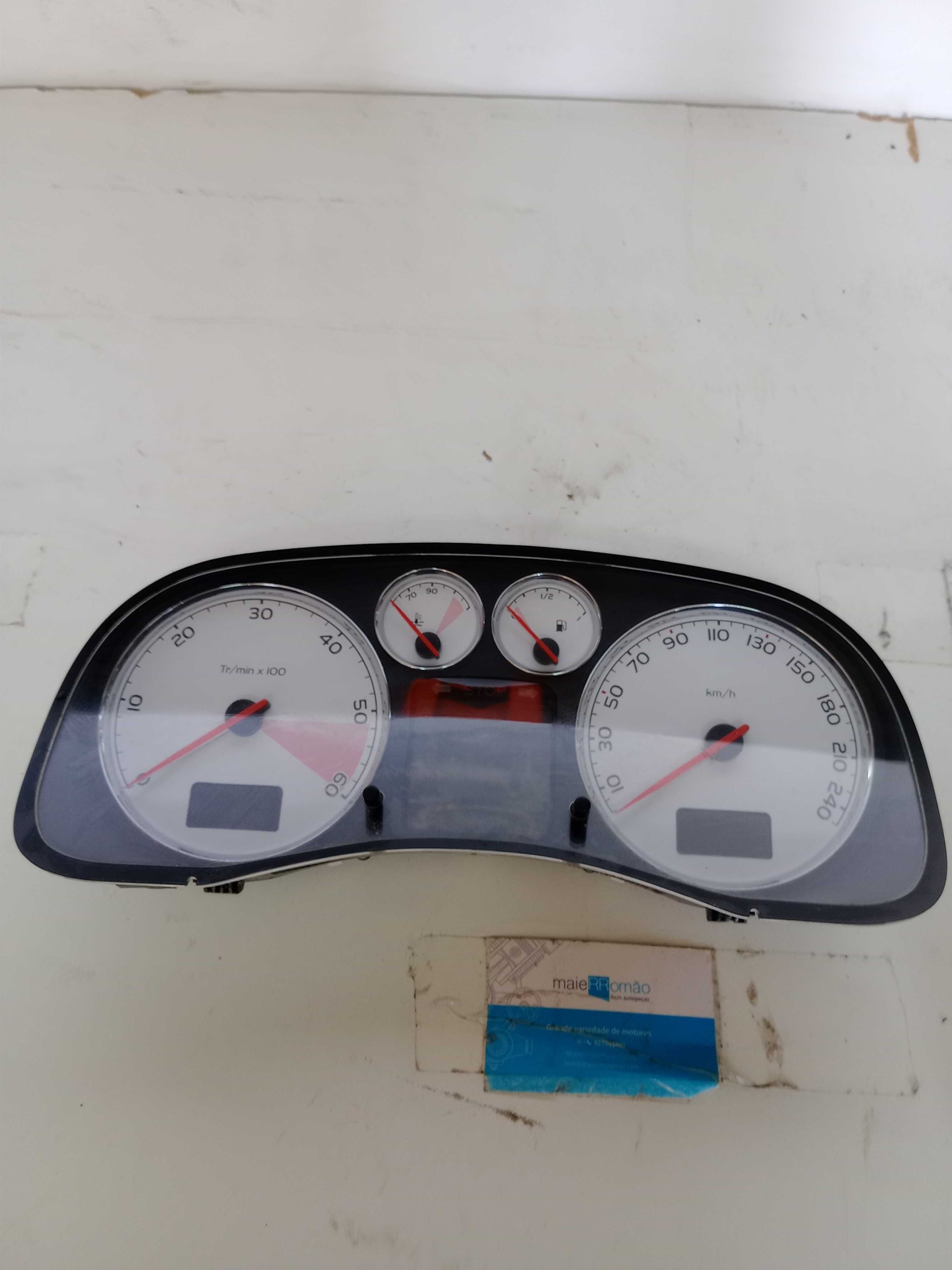 quadrante Peugeot 307 Fundo Branco