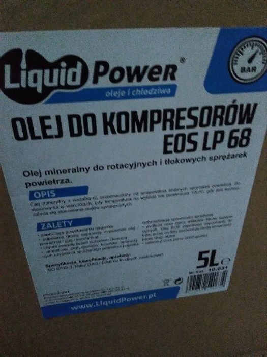 oleje i smary liquidPower do 2t, agregatów, kompresorów,