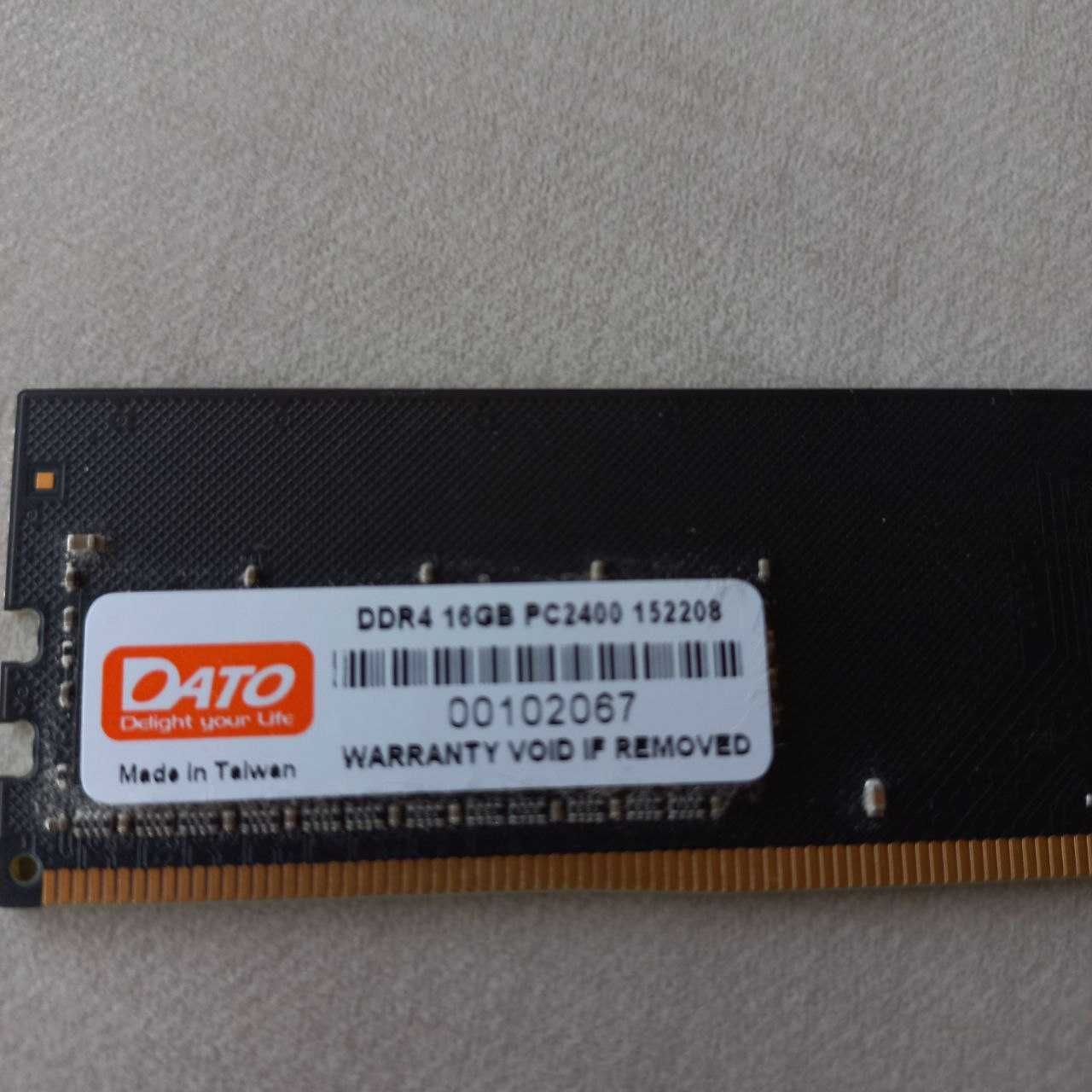 ОЗУ Модуль памяти Dato DDR4 16GB 2400MHz
