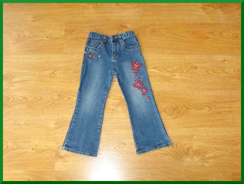 Spodnie Jeansowe dla Dziewczynki r. 98-104 cm J.NOWE+GRATIS Druga Para