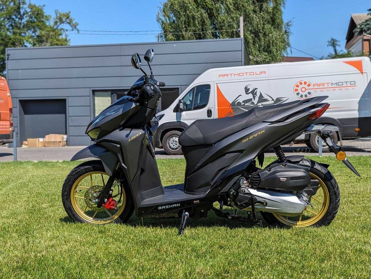 якісний скутер BASHAN SHARK 150 (click) офіційно в Артмото Київ!