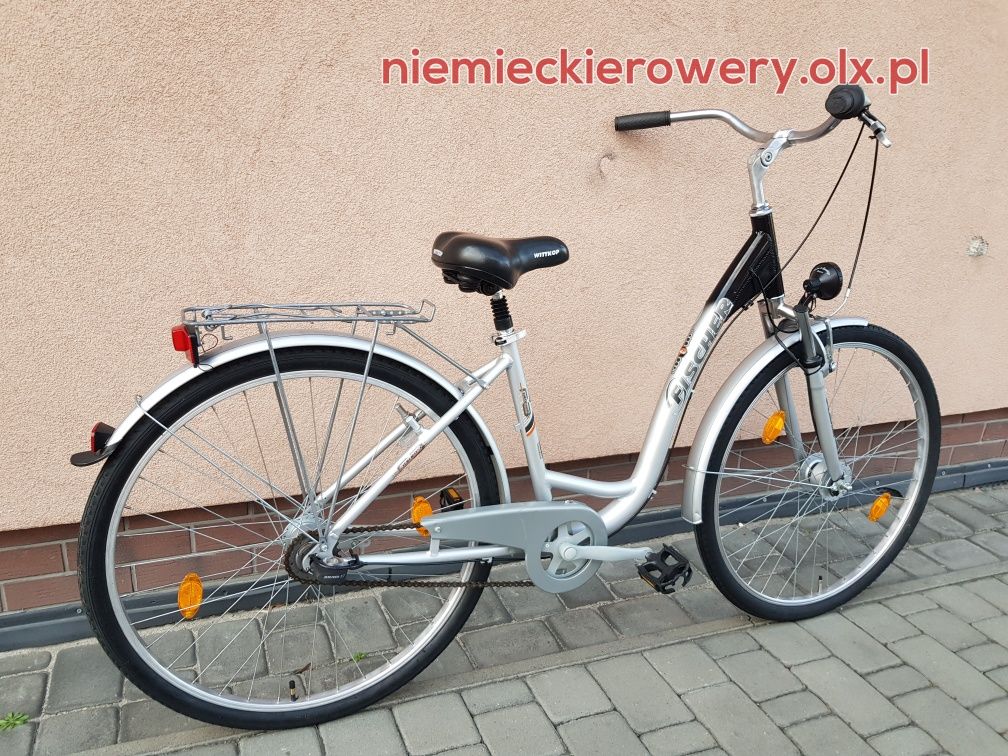 Rower damski miejski FISCHER koła 28 SHIMANO aluminium okazja WYSYŁKA