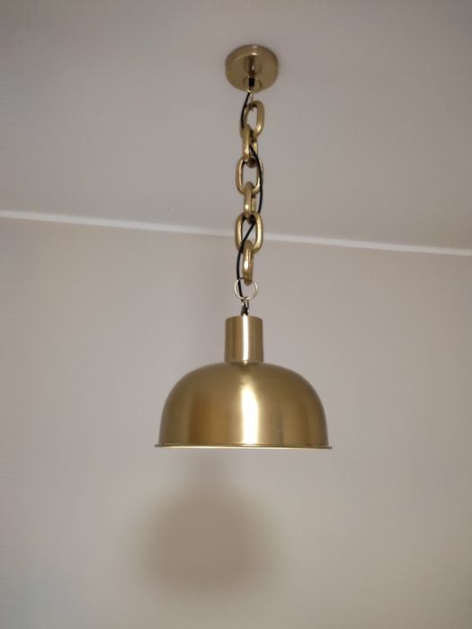 Lampa sufitowa mosiężna