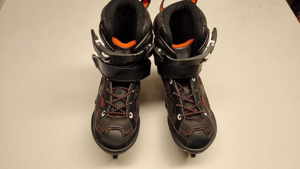 Łyżwy chłopięce - regulowane 29 do 32 - jak nowe, OXELO