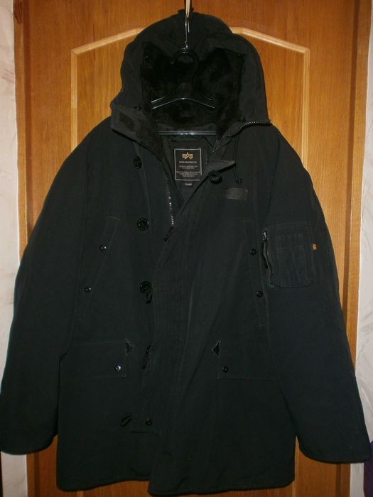 Куртка парка аляска Alpha Industries N-3B, р. XL, наш 54-56. ПОГ-69 см