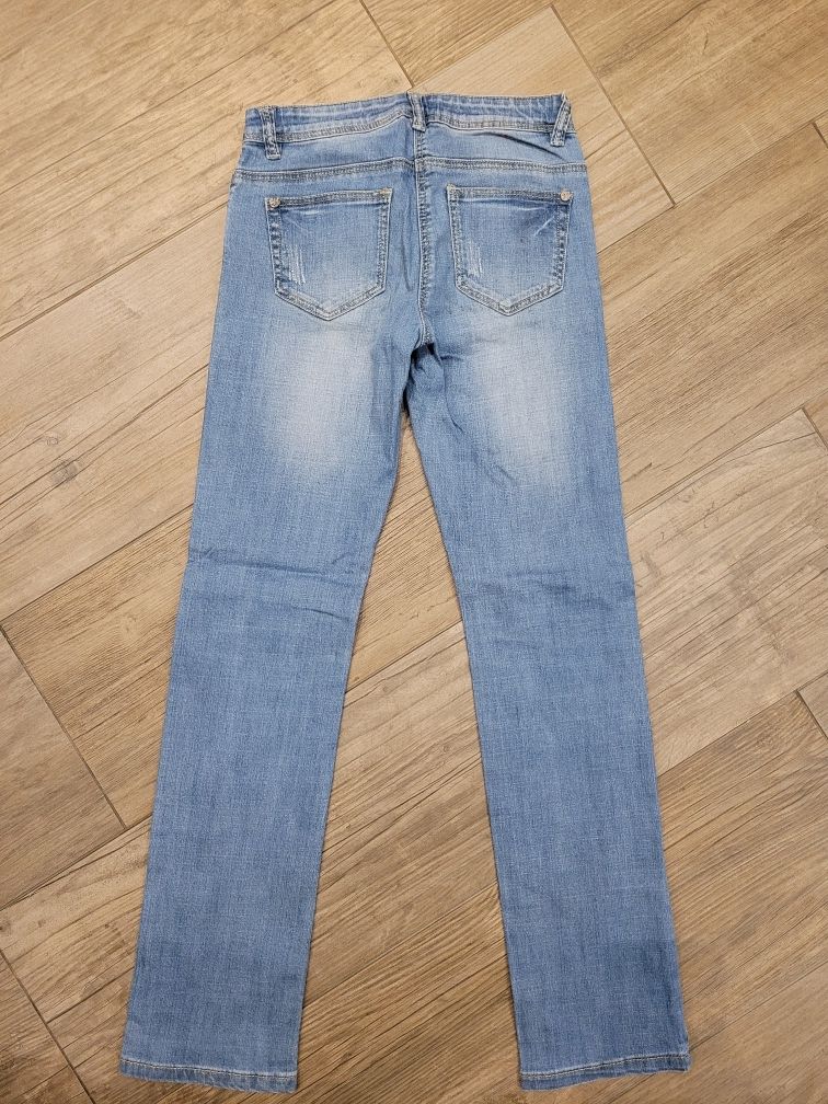 Spodnie dziewczęce jeansy Hot oil rozm. 134