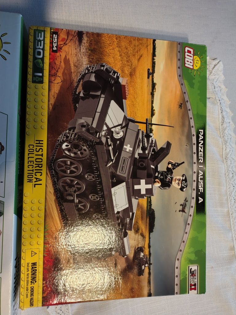 LEGO Cobi  renault czołgi i samolot