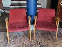 fotel vintage PRL 366 Chierowski, Homa; w stanie oryginalnym