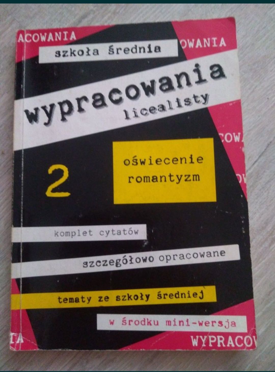 Wypracowania licealisty. Oświecenie, romantyzm 2