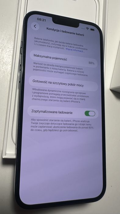 iPhone 14 Plus Midnight 256GB bateria 88%