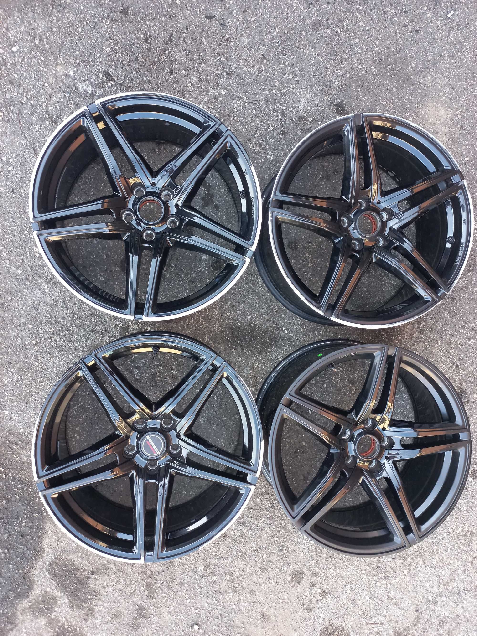 Alufelgi firmy Borbet 5x112 R19 et40 Audi czarny połysk