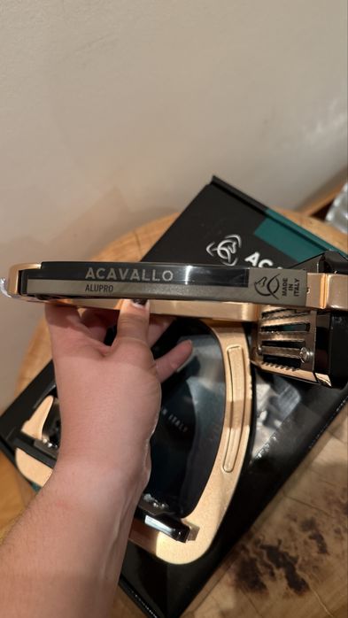 Estribos acavallo rose gold