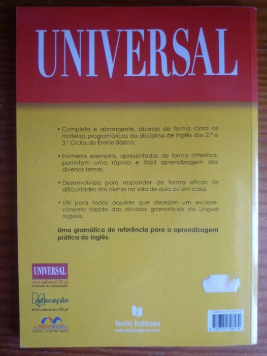 Universal escolar gramática inglesa