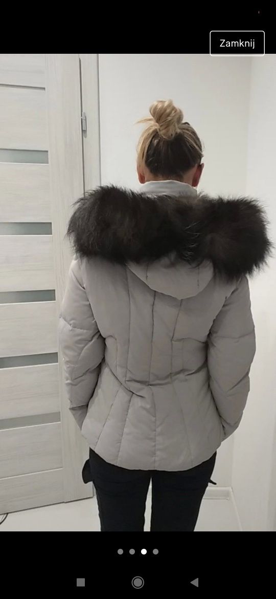 Kurtka puchowa zimowa Calvin Klein xs