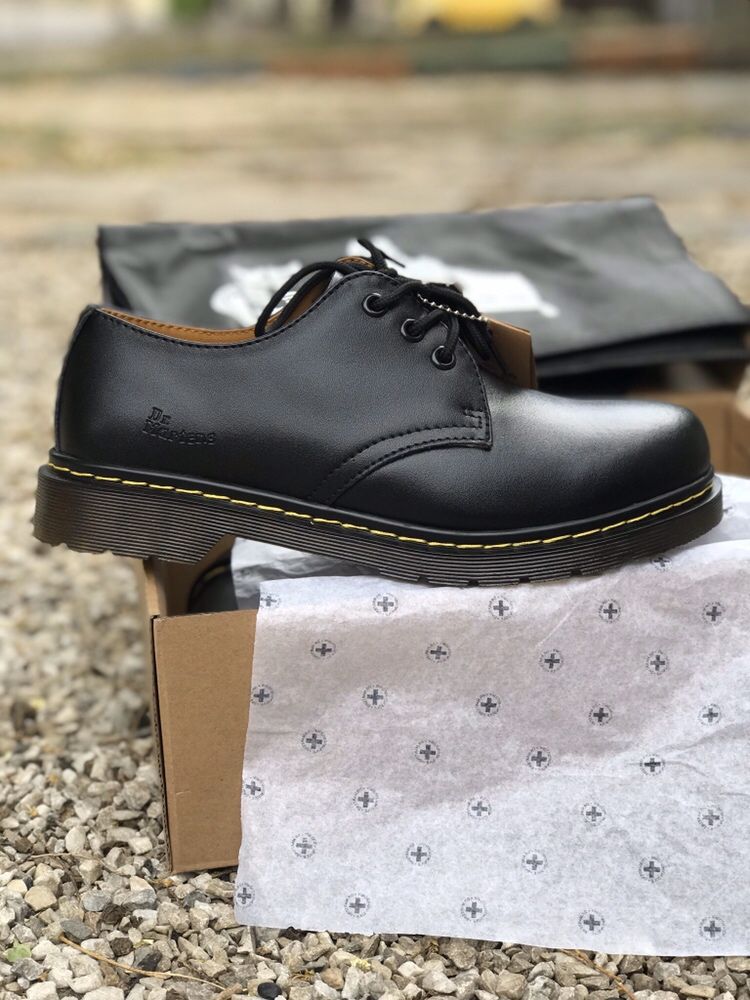 Туфли кожаные Dr. Martens 1461 черные