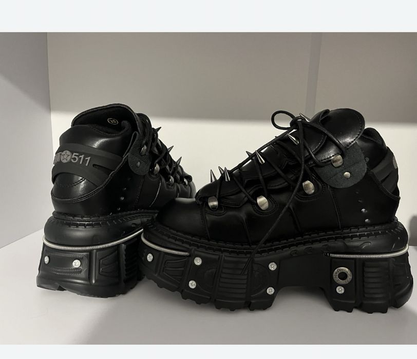 36 37 39 40 41 чорні new rock кросовки нью роки ботинки платформе