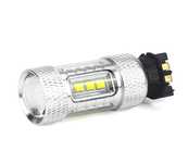 LÂMPADA LUZES DIURNAS PW24W OU PYW24W 80W 16SMD CANBUS