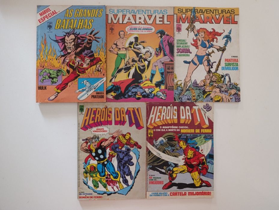 Super Heróis, BD's Antigas
