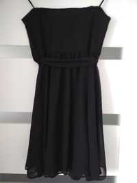 Sukienka czarna zwiewna rozmiar M