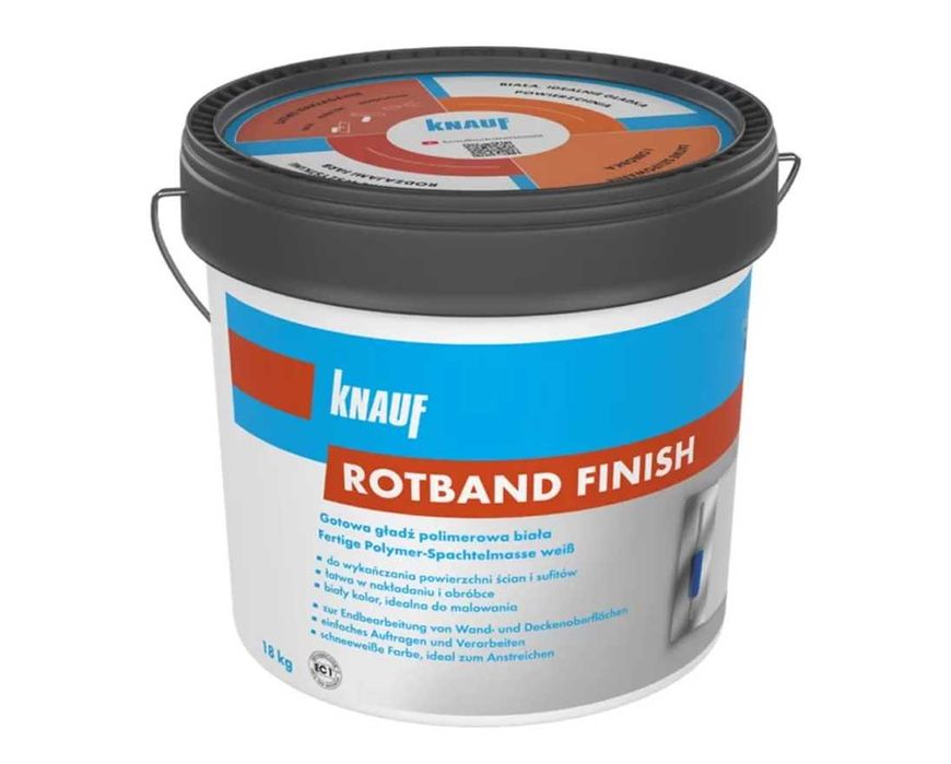 Gotowa Gładź Polimerowa Knauf Rotband Finish 28kg