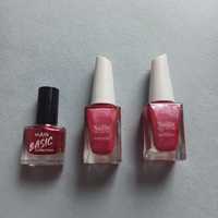 Naillit & MAG BASIC różowe lakiery do paznokci