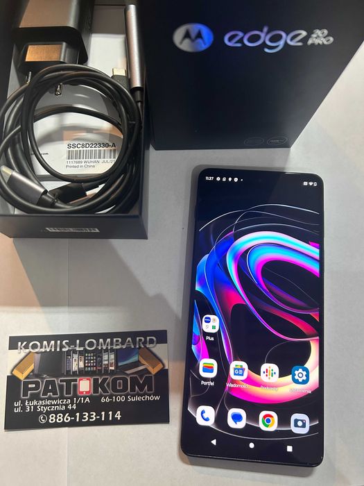 Motorola Edge 20 Pro 5g /256GB /Idealna - jak nowa/ ***PAT KOM***