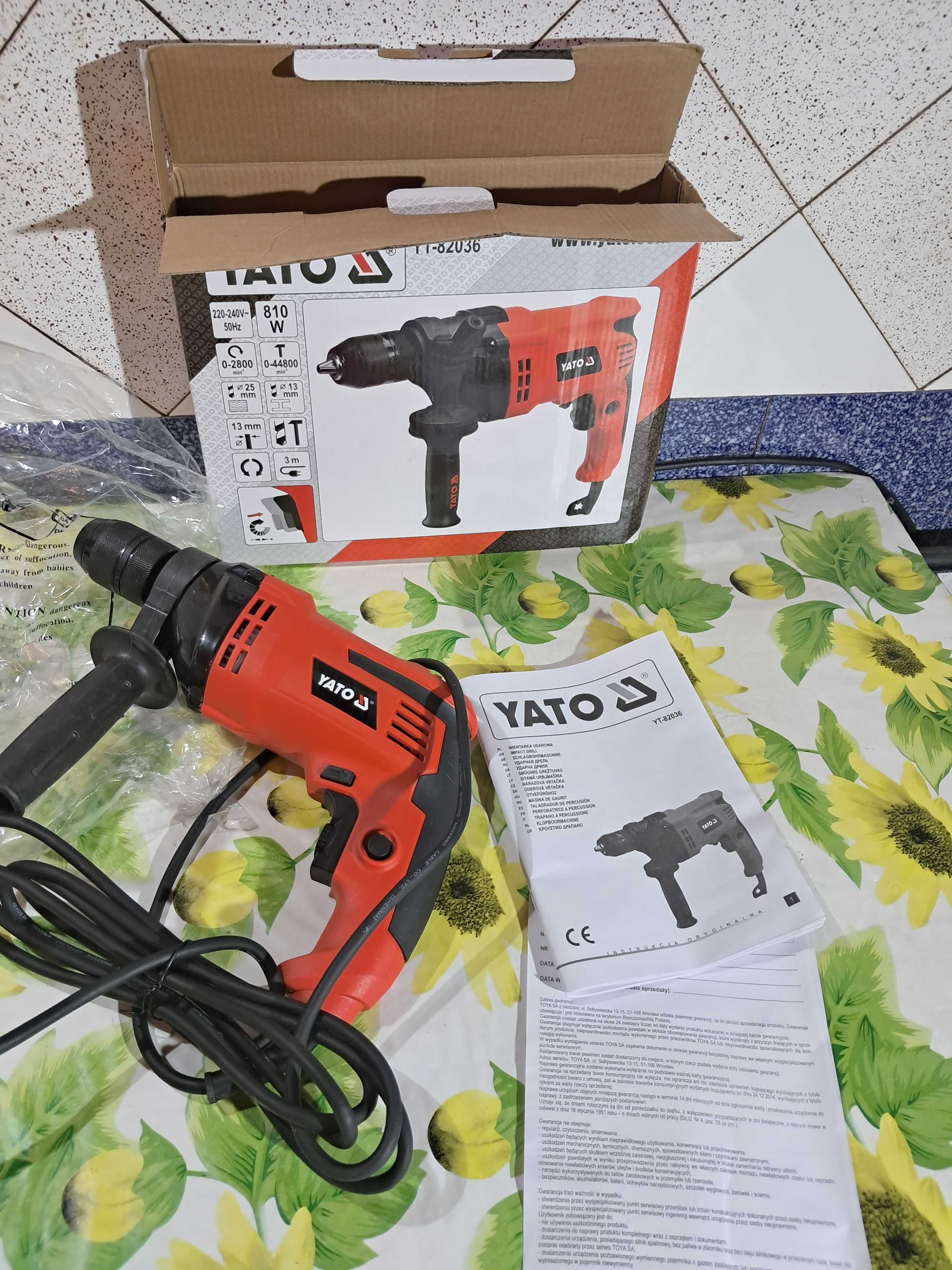 Дрель ударная YATO YT-82036 новая .