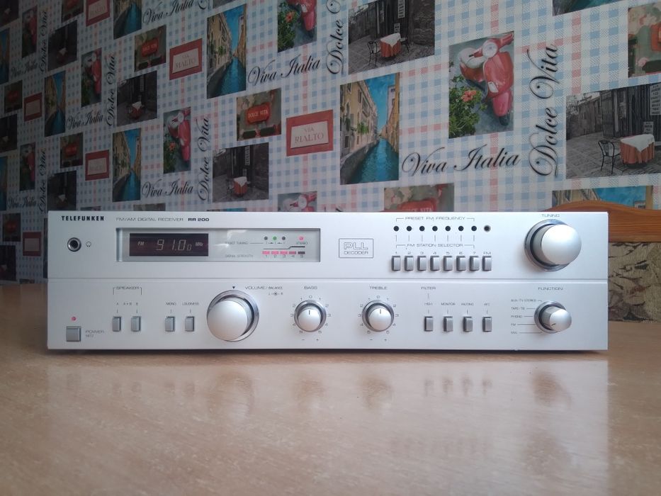 Замечательный винтажный Telefunken RR 200,2×60Вт,АССОРТИМЕНТ,гарантия!