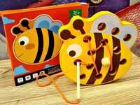 Przeplatanka dla maluszka zabawka Pszczółka nowa 36m+