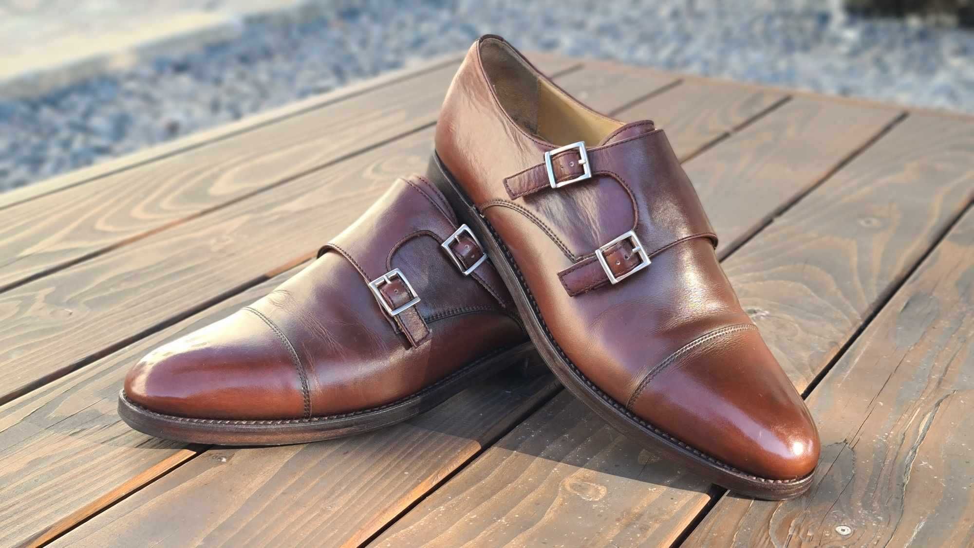 Туфли монки монкі Berwick 1707 Double Monk Trickers туфли для свадьбы