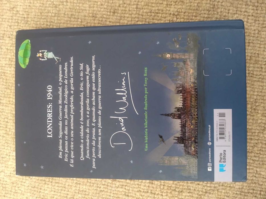 Livros:Avozinha gângster;Nome de código bananas;O bando da meia noite.