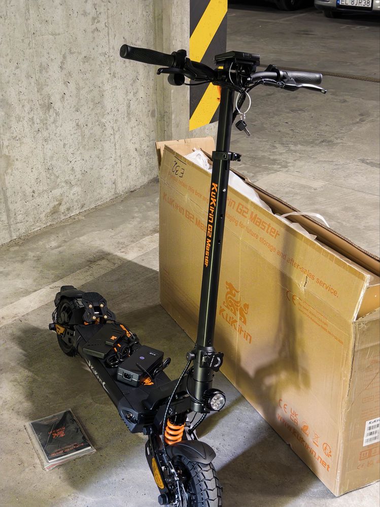 NOWY ORYGINALNY kukirin G2 master, dual motor, 0 przebieg, box