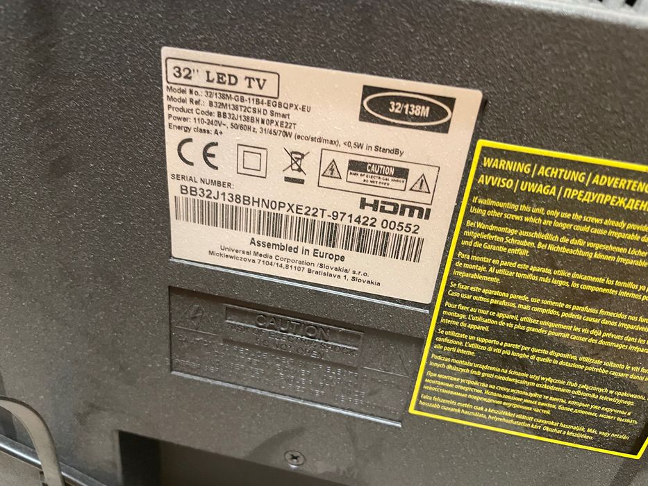 Smart Telewizor Blaupunkt 32 cale LED