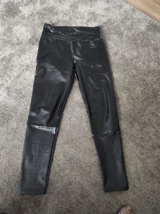 Spodnie skórzane latex s m nowe