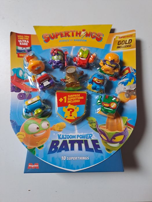 Super Things Kazoom Power Battle Gold 10 Figurek. Nowe . Okazja