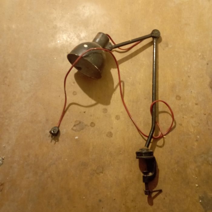 Lampa warsztatowa prl